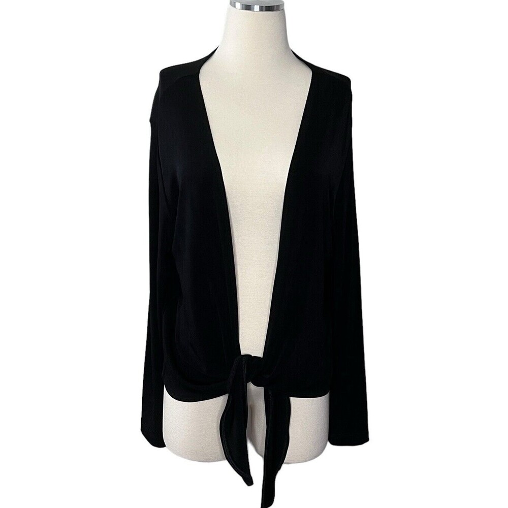 Travelers By Chico’s Tied Up Jacket Black Size 2 NWT